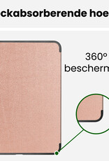 BASEY. BASEY. iPad 11 2025 Hoesje Met Screenprotector - Rose Goud