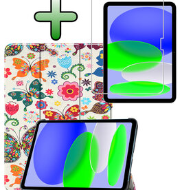 BASEY. BASEY. iPad 11 2025 Hoesje Met Screenprotector - Vlinder