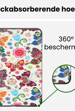 BASEY. BASEY. iPad 11 2025 Hoesje Met Screenprotector - Vlinder