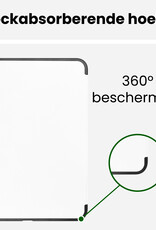 BASEY. BASEY. iPad 11 2025 Hoesje Met Screenprotector - Wit