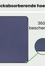 BASEY. BASEY. iPad 11 2025 Hoesje Met Uitsparing Apple Pencil - Donkerblauw