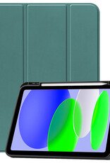 BASEY. BASEY. iPad 11 2025 Hoesje Met Uitsparing Apple Pencil - Donkergroen