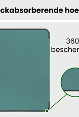 BASEY. BASEY. iPad 11 2025 Hoesje Met Uitsparing Apple Pencil - Donkergroen