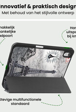 BASEY. BASEY. iPad 11 2025 Hoesje Met Uitsparing Apple Pencil - Eiffeltoren