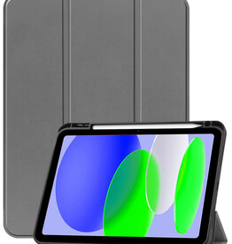 BASEY. BASEY. iPad 11 2025 Hoesje Met Uitsparing Apple Pencil - Grijs