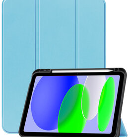 BASEY. BASEY. iPad 11 2025 Hoesje Met Uitsparing Apple Pencil - Lichtblauw
