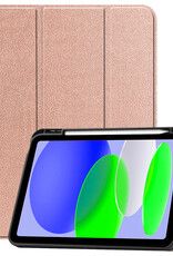 BASEY. BASEY. iPad 11 2025 Hoesje Met Uitsparing Apple Pencil - Rose Goud