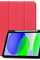 BASEY. BASEY. iPad 11 2025 Hoesje Met Uitsparing Apple Pencil - Rood