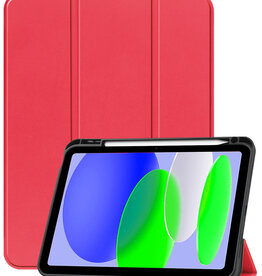 BASEY. BASEY. iPad 11 2025 Hoesje Met Uitsparing Apple Pencil - Rood