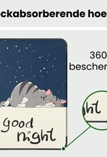 BASEY. BASEY. iPad 11 2025 Hoesje Met Uitsparing Apple Pencil - Kat