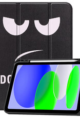 BASEY. BASEY. iPad 11 2025 Hoesje Met Uitsparing Apple Pencil - Don't Touch Me