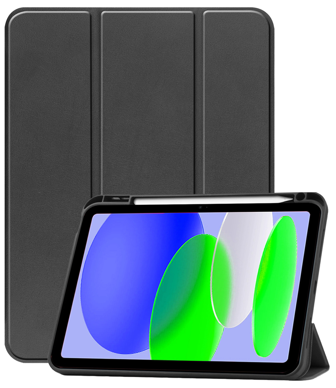 BASEY. BASEY. iPad 11 2025 Hoesje Met Uitsparing Apple Pencil -  Zwart