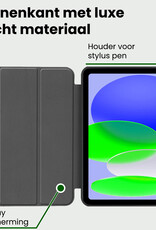 BASEY. BASEY. iPad 11 2025 Hoesje Met Uitsparing Apple Pencil Met Screenprotector - Donkergroen
