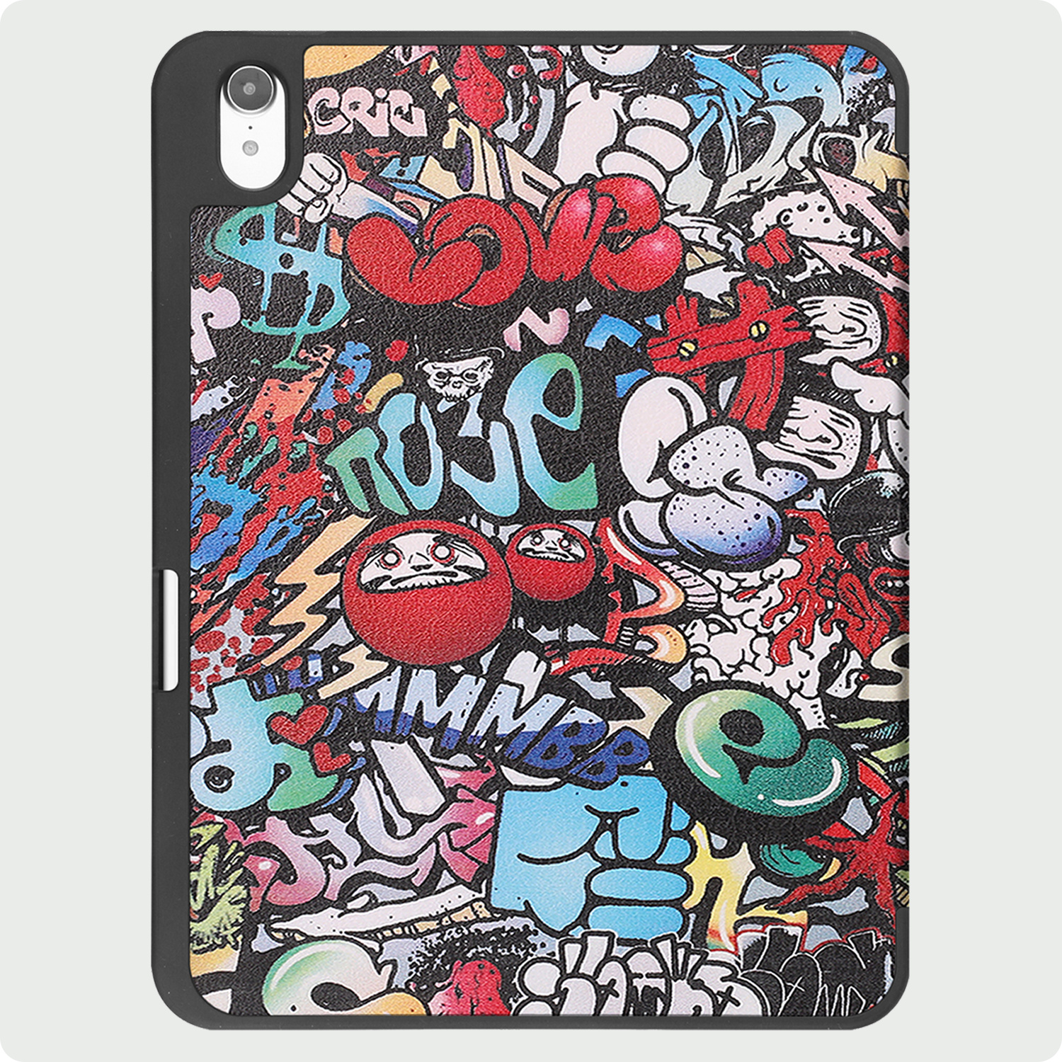 BASEY. BASEY. iPad 11 2025 Hoesje Met Uitsparing Apple Pencil Met Screenprotector - Graffity