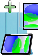 BASEY. BASEY. iPad 11 2025 Hoesje Met Uitsparing Apple Pencil Met Screenprotector - Kat