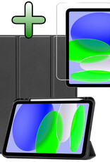 BASEY. BASEY. iPad 11 2025 Hoesje Met Uitsparing Apple Pencil Met Screenprotector -  Zwart