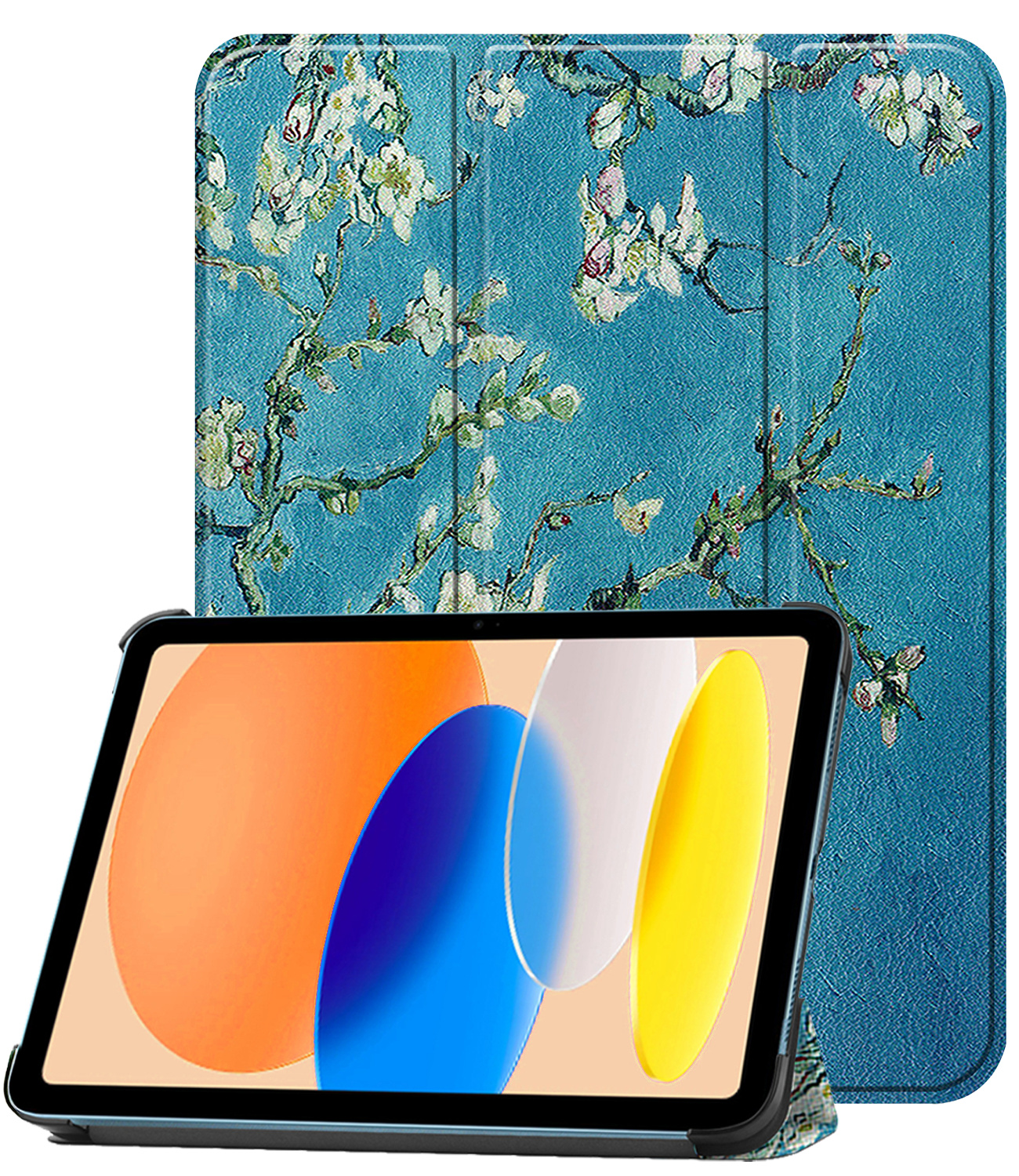 Nomfy Nomfy iPad 11 2025 Hoesje - Bloesem