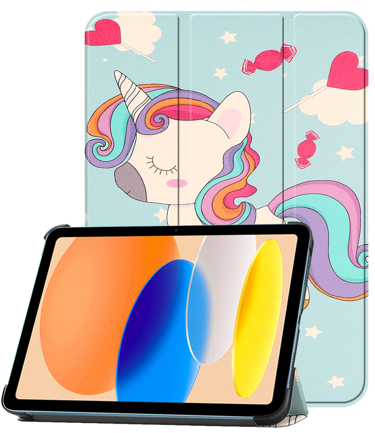 Nomfy Nomfy iPad 11 2025 Hoesje - Eenhoorn