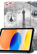 Nomfy Nomfy iPad 11 2025 Hoesje - Eiffeltoren