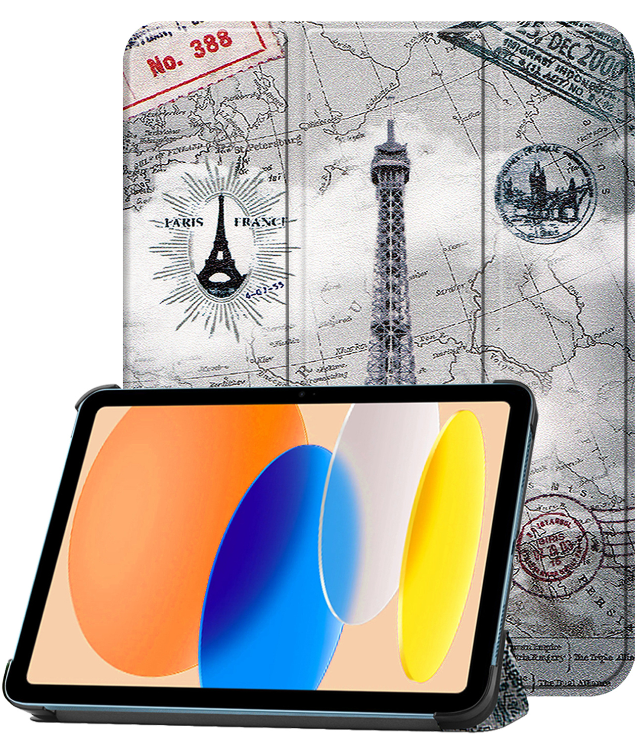 Nomfy Nomfy iPad 11 2025 Hoesje - Eiffeltoren