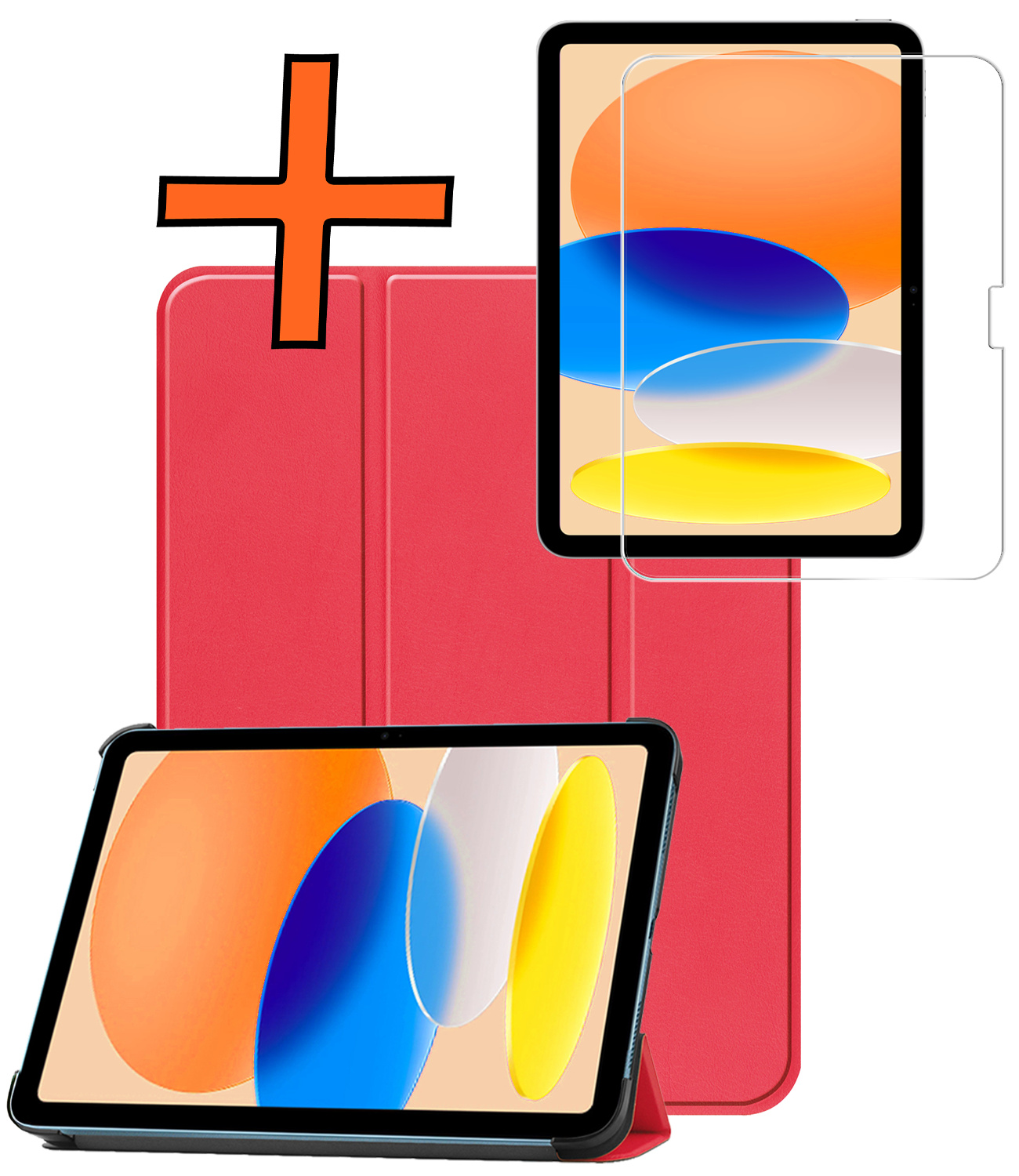 Nomfy Nomfy iPad 11 2025 Hoesje - Rood