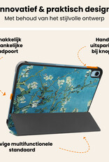 Nomfy Nomfy iPad 11 2025 Hoesje Met Screenprotector - Bloesem