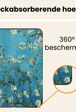 Nomfy Nomfy iPad 11 2025 Hoesje Met Screenprotector - Bloesem