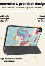 Nomfy Nomfy iPad 11 2025 Hoesje Met Screenprotector - Eenhoorn