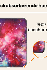 Nomfy Nomfy iPad 11 2025 Hoesje Met Screenprotector - Galaxy