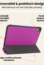 Nomfy Nomfy iPad 11 2025 Hoesje Met Screenprotector - Paars