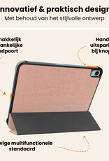 Nomfy Nomfy iPad 11 2025 Hoesje Met Screenprotector - Rose Goud