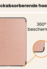 Nomfy Nomfy iPad 11 2025 Hoesje Met Screenprotector - Rose Goud