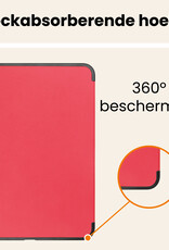 Nomfy Nomfy iPad 11 2025 Hoesje Met Screenprotector - Rood