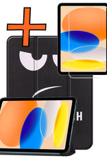 Nomfy Nomfy iPad 11 2025 Hoesje Met Screenprotector - Don't Touch Me