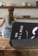 Nomfy Nomfy iPad 11 2025 Hoesje Met Screenprotector - Don't Touch Me