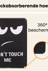 Nomfy Nomfy iPad 11 2025 Hoesje Met Screenprotector - Don't Touch Me