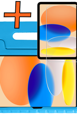 Nomfy Nomfy iPad 11 2025 Kinderhoes Met Screenprotector - Blauw