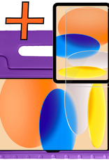 Nomfy Nomfy iPad 11 2025 Kinderhoes Met Screenprotector - Paars