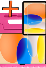 Nomfy Nomfy iPad 11 2025 Kinderhoes Met Screenprotector - Roze