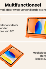 Nomfy Nomfy iPad 11 2025 Kinderhoes Met 2x Screenprotector - Oranje