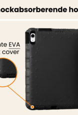 Nomfy Nomfy iPad 11 2025 Kinderhoes Met 2x Screenprotector - Zwart