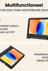 Nomfy Nomfy iPad 11 2025 Kinderhoes Met 2x Screenprotector - Zwart