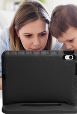 Nomfy Nomfy iPad 11 2025 Kinderhoes Met 2x Screenprotector - Zwart