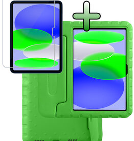 BASEY. BASEY. iPad 11 2025 Kinderhoes Met Screenprotector - Groen