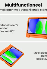 BASEY. BASEY. iPad 11 2025 Kinderhoes Met Screenprotector - Oranje