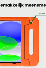 BASEY. BASEY. iPad 11 2025 Kinderhoes Met Screenprotector - Oranje