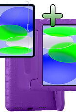 BASEY. BASEY. iPad 11 2025 Kinderhoes Met Screenprotector - Paars