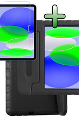 BASEY. BASEY. iPad 11 2025 Kinderhoes Met Screenprotector - Zwart