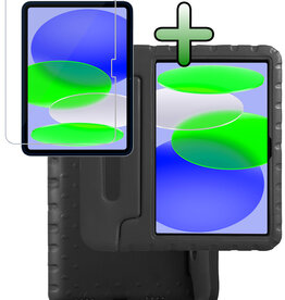 BASEY. BASEY. iPad 11 2025 Kinderhoes Met Screenprotector - Zwart