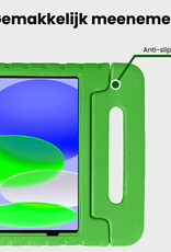 BASEY. BASEY. iPad 11 2025 Kinderhoes Met 2x Screenprotector - Groen